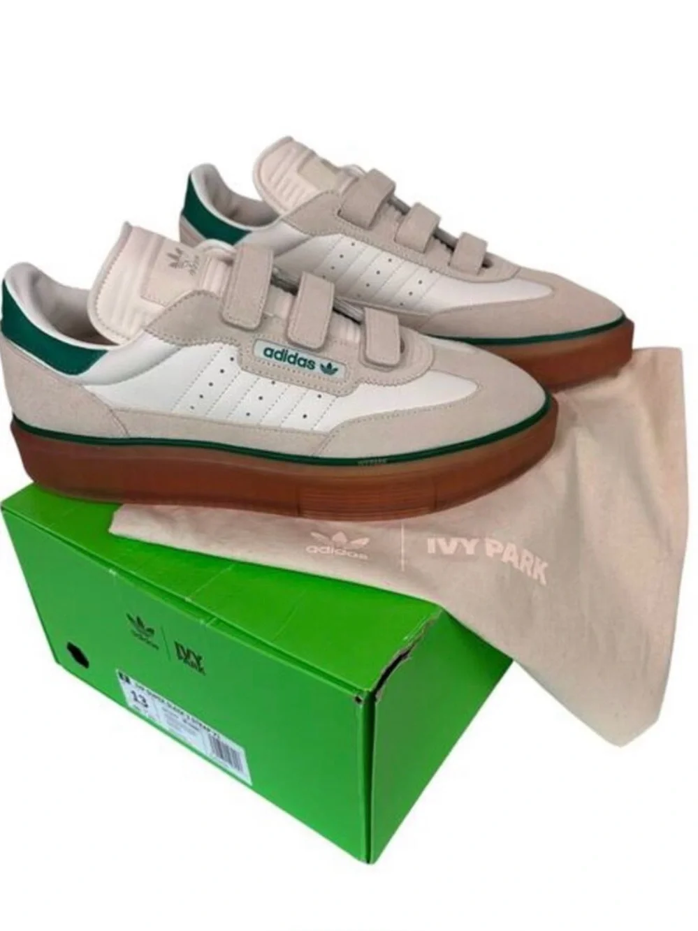 adidas‎ Ivy Park Super Sleek 3 W13 M11.5 NIB w/ Dust Bag Unisex Platform White